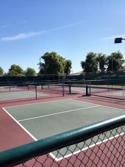 Photo of community tennis courts
